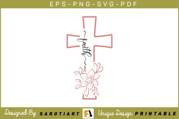 Christian SVG PNG T-shirt Faith Design