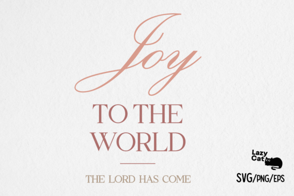 Christmas Christian SVG PNG, Joy Illustrations