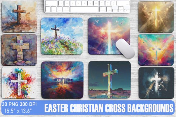 Easter Christian Cross Backgrounds