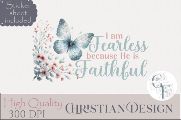 I Am Fearless, Christian Sublimation Crafts