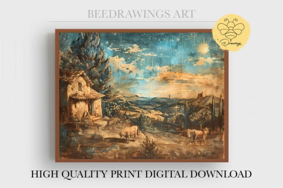 Oil Painting Jesus Wall Art 16 Illustrations