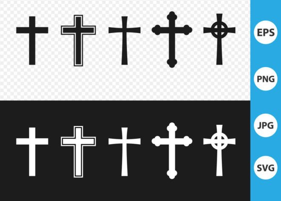 Religion Cross. Christian Symbols and Crafts