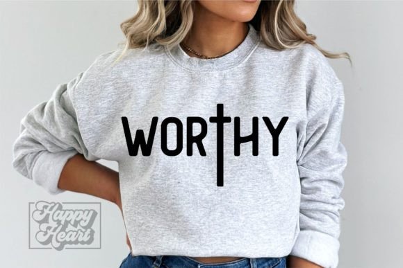 Worthy SVG PNG - Christian Quote - Bible